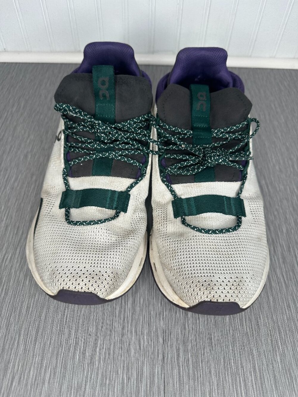 On Cloud Cloudnova Running Shoes White Forest Purple Women's Size 9